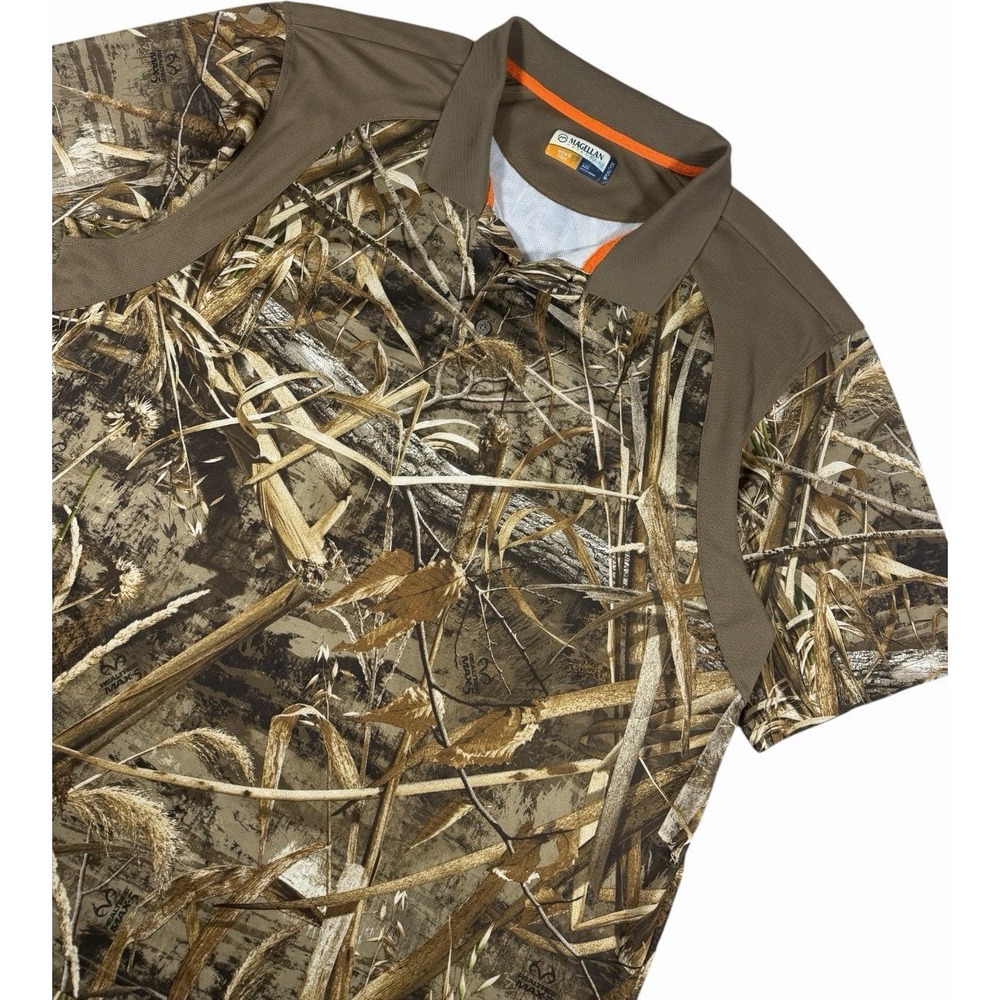 Magellan Outdoors Realtree Camo Performance Polo Shirt Men's 3XL